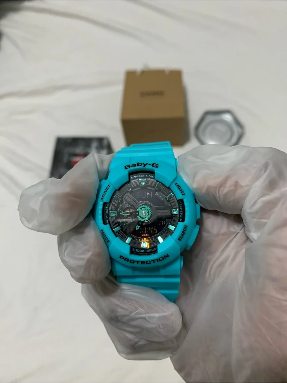 Casio Packaging & G-Shock Accessories Set - Black, Brown, Silver, Blue